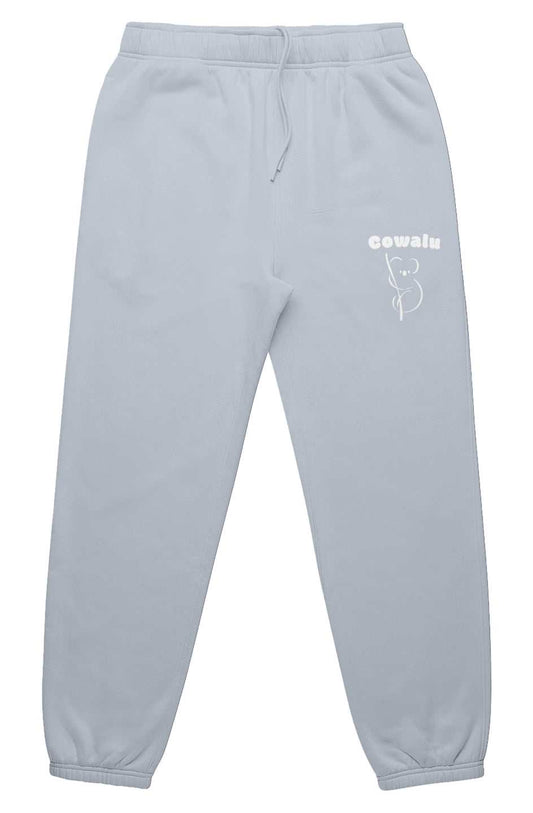 AW White Sweatpants - Comfortable white sweatpants for a relaxed and stylish look.